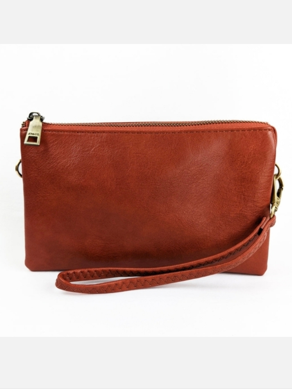🦋LAST 1🦋 NWT Jen & Co. Riley Crossbody Clutch, Rust